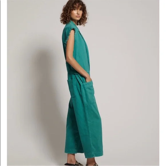 One Teaspoon Emerald Safari Camp Overalls Size Extra Small - Picture 2 of 15